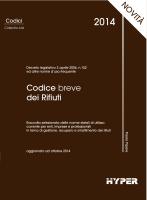 Codice breve dei Rifiuti
