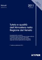 Tutela e qualità dell'atmosfera nella regione del Veneto