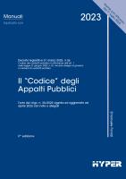 Il Codice degli appalti pubblici