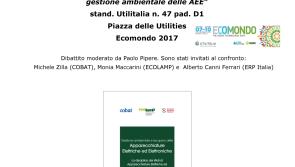 Presentazione Libro "Gestione ambientale e recupero di AEE"