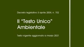 Il "Testo Unico" Ambientale " pocket 